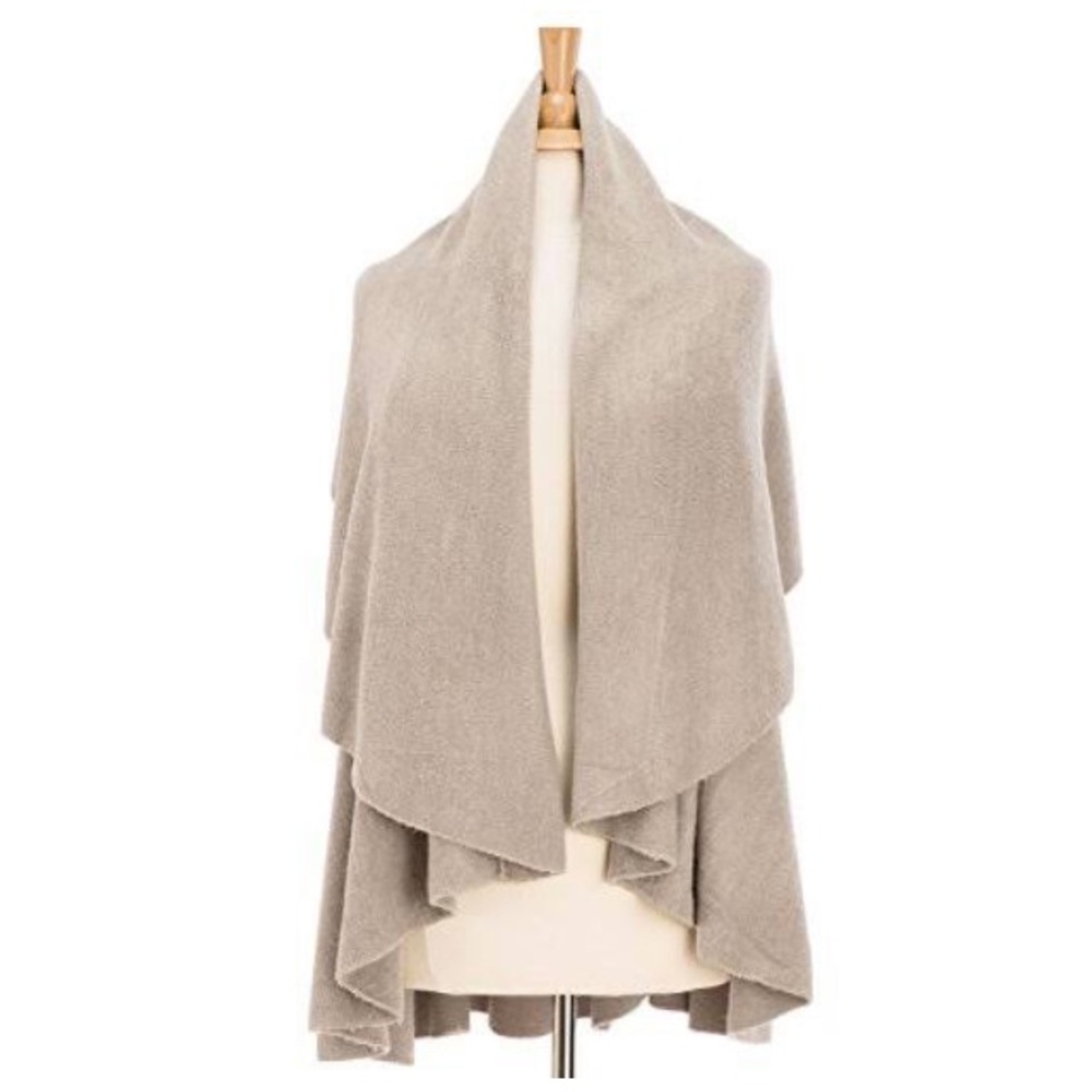 Grey Shawl Vest